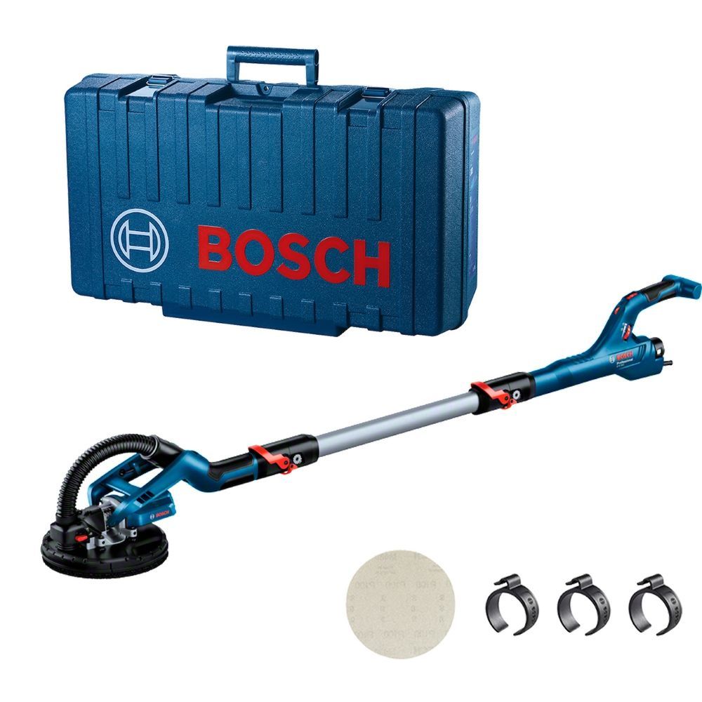 Lixadeira de Parede GTR 550 550W 110V Punho em Formato l com Controle de Sucção Inox Bosch