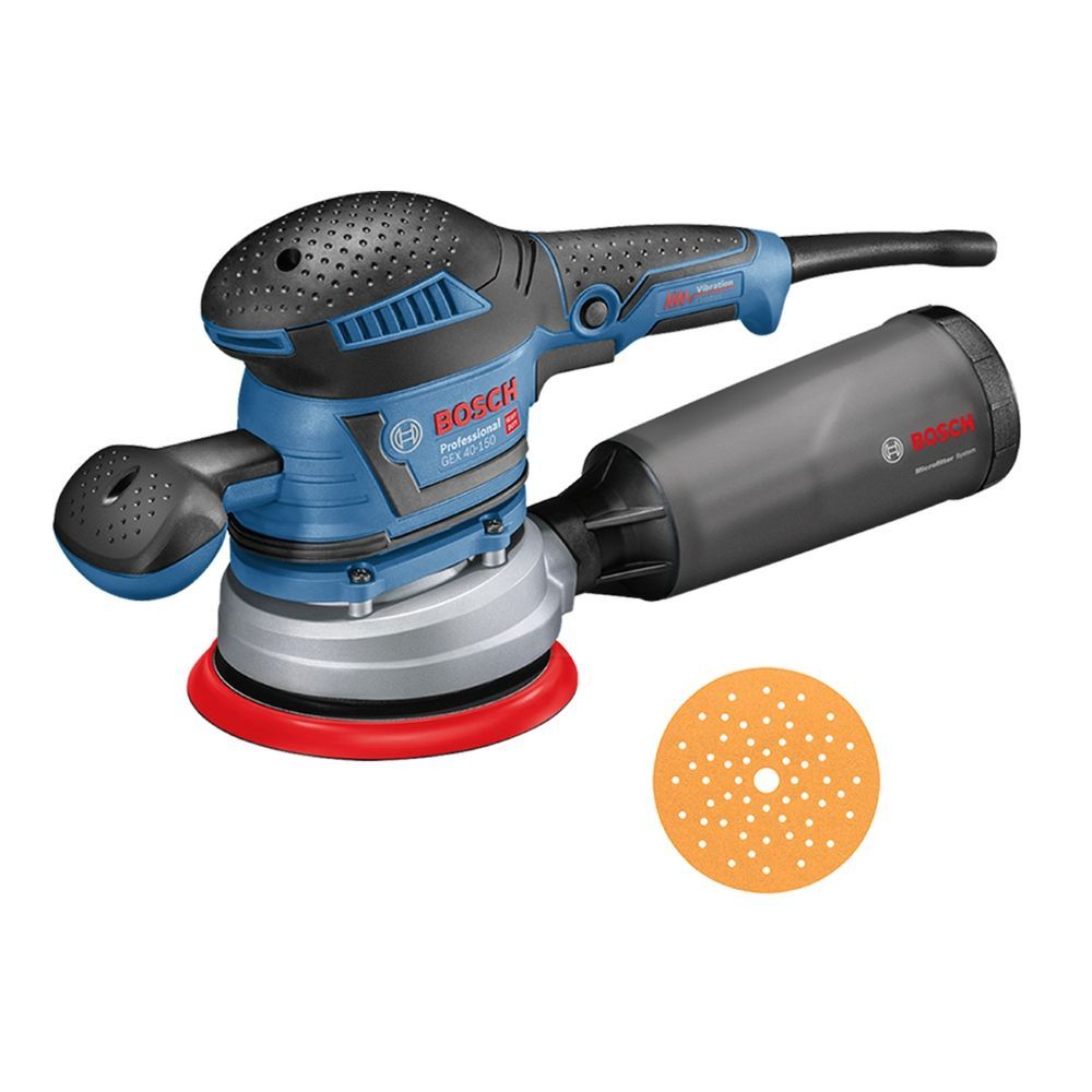 Lixadeira Orbital GEX 40-150 com Motor 400W e Sistema Antivibração 220V Bosch
