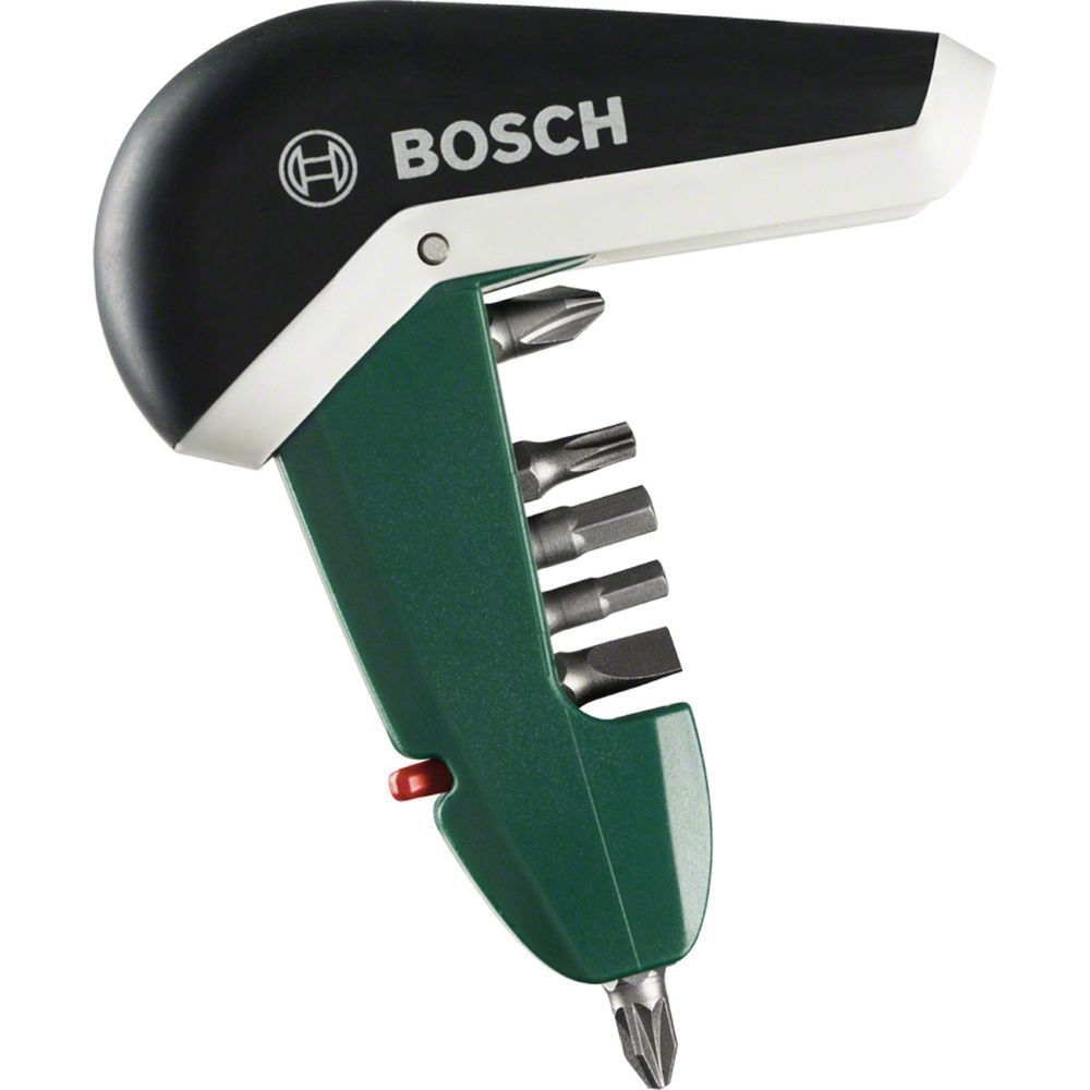 Kit de Pontas para Parafusar com 7 Peças e Encaixe Hexagonal Preciso em Estoque de Bolso Prata Bosch
