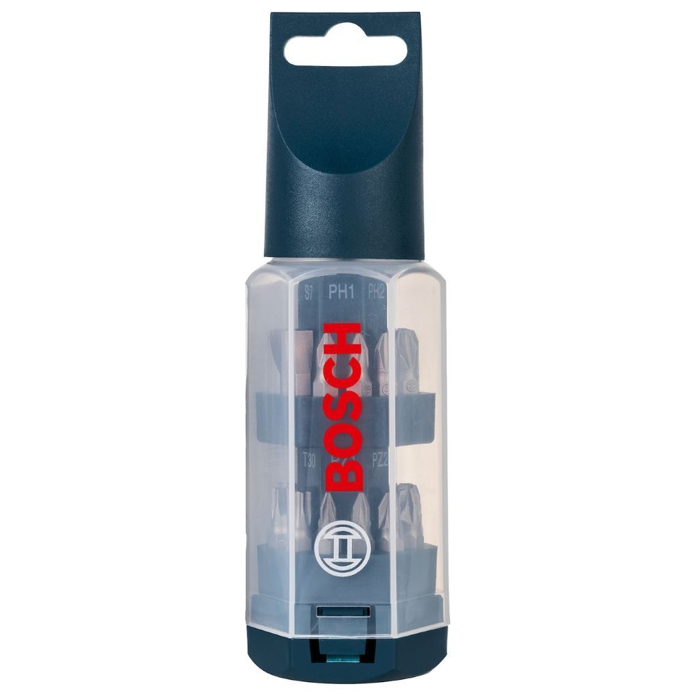 Kit de Pontas Big Bit para Parafusar com 25 Peças e Suporte Magnético Preto Bosch