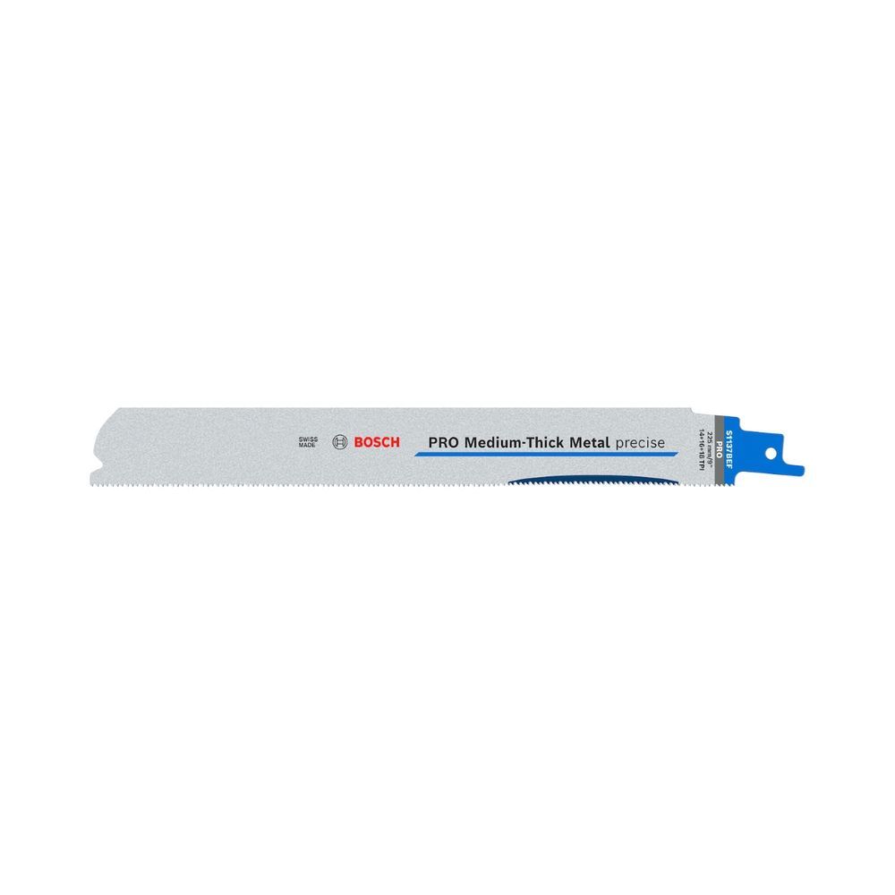 Lâmina de Serra Sabre S1137BEF com Corte Preciso em Metal Bimetálico 225 mm 5 Unidades Bivolt Bosch