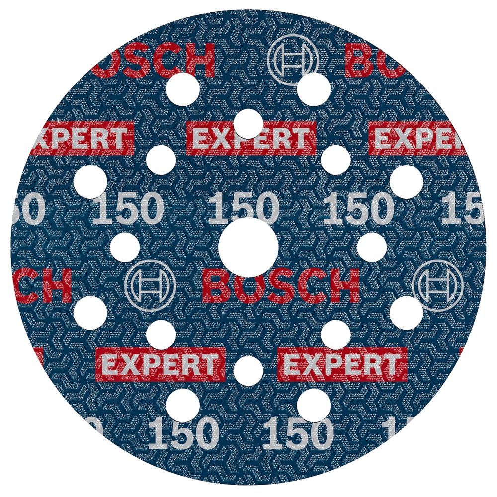 Disco de Lixa Expert O780 com Grãos Cerâmicos Autoafiáveis 125mm G150 Cinza Bosch