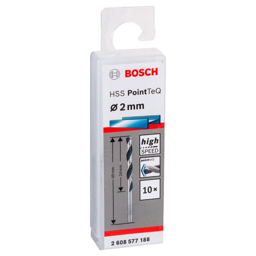 Broca para Metal Hss-pointteq Perfuração sem Pré-furo com Tecnologia Split Point Preto Bosch