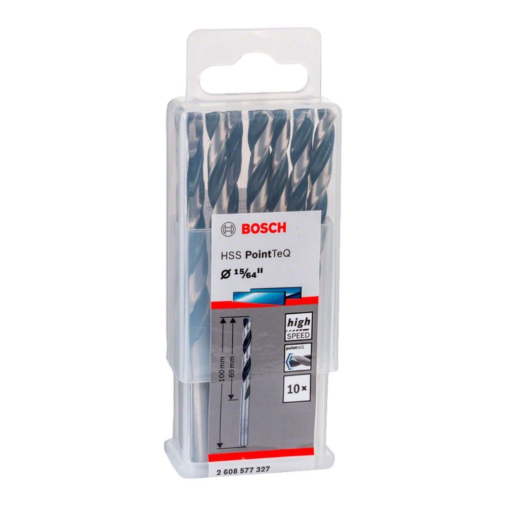 Broca para Metal Hss-pointteq com Ponta Centralizadora Split Point 10 Peças Aço Rápido (HSS) 15-64'' Bosch