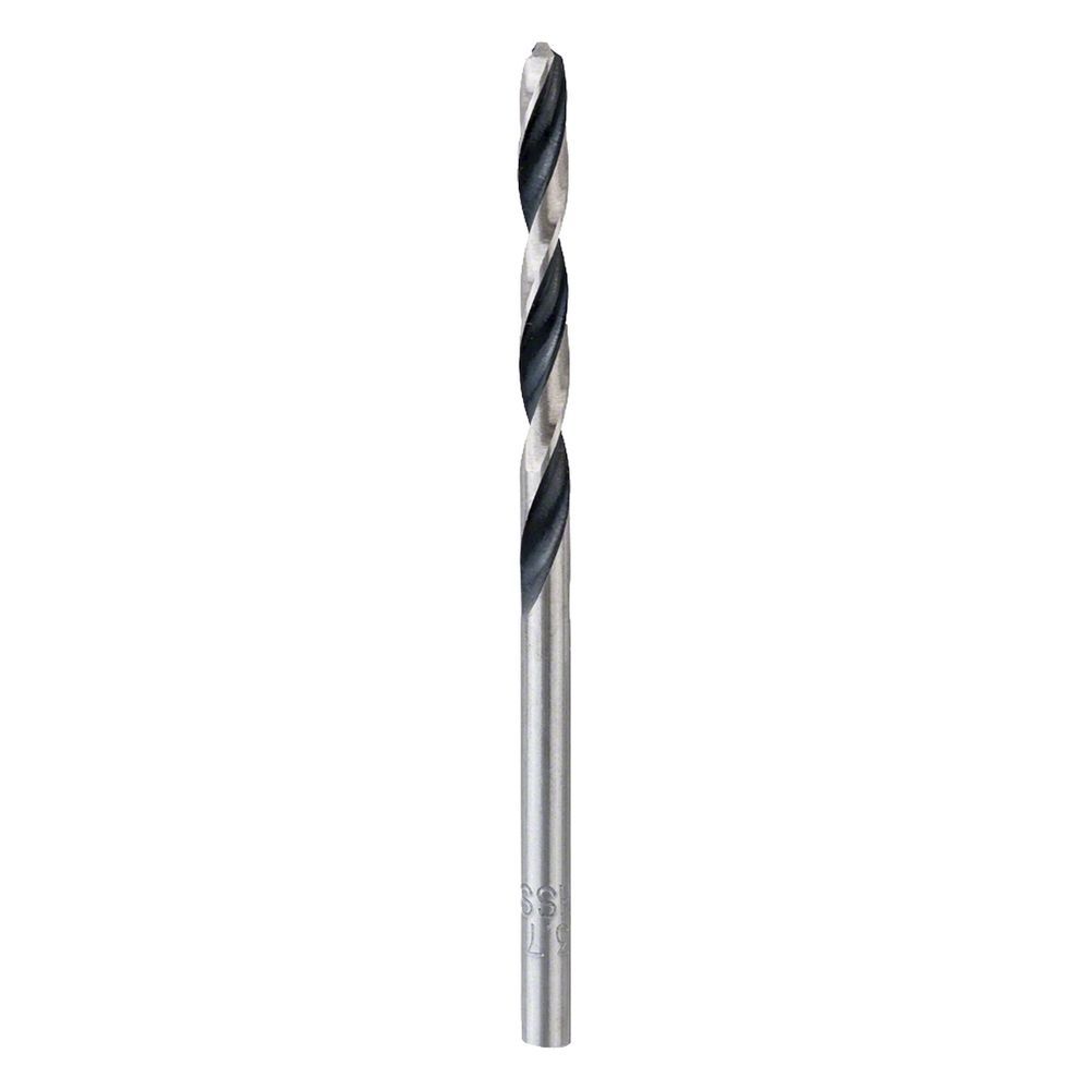 Broca para Metal Hss-pointteq 3,7MM com Ponta Split Point e Revestimento em Óxido Negro Preto Bosch