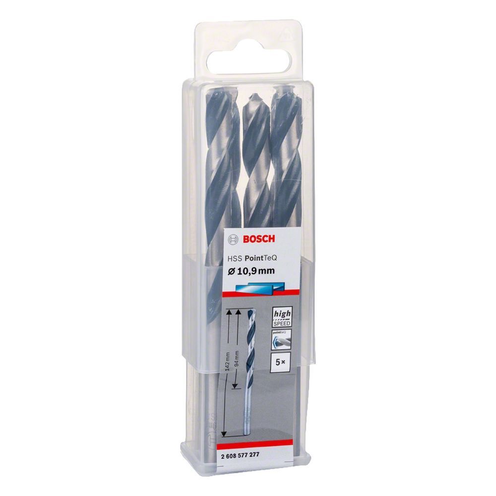 Broca para Metal Hss-pointteq 10,9mm com Ponta Split Point 5 Peças Bivolt Bosch