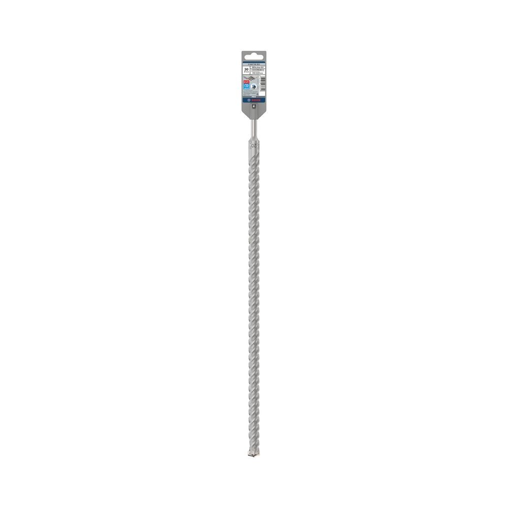 Broca para Concreto Pro Sds Plus-5 com 4 Arestas de Corte em Carbeto de Tungstênio e Sistema de 4 Espirais Cinza Bosch