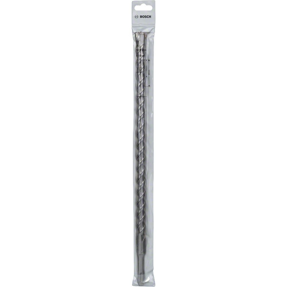 Broca para Concreto SDS Plus-1 18X400X460MM Duas Arestas de Corte em Carbeto de Tungstênio Cinza Bosch