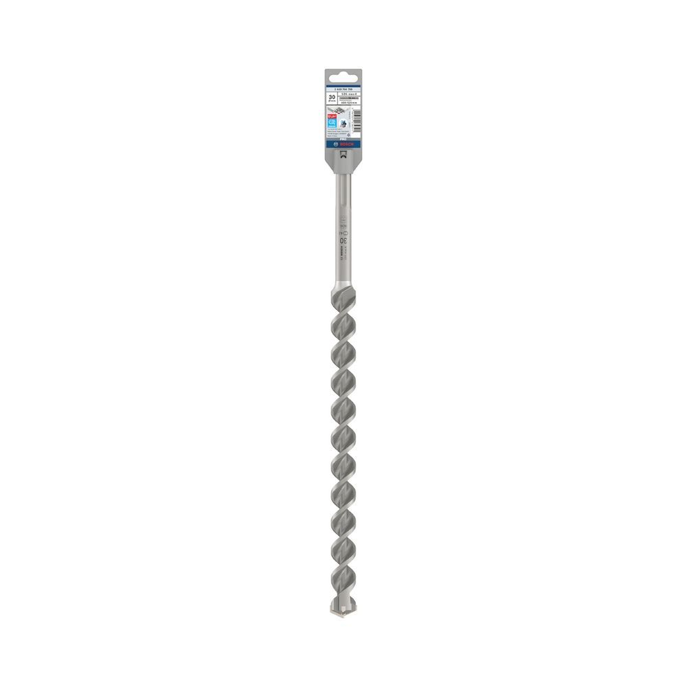 Broca para Concreto Pro Sds Max-4 com 4 Arestas de Corte em Carbeto de Tungstênio Prata Bosch