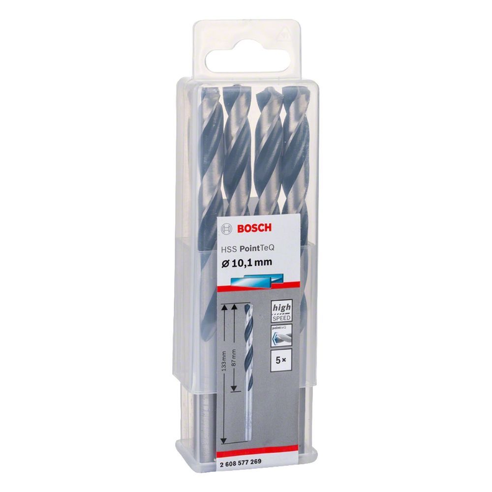 Broca Hss-pointteq 10,1mm Tecnologia Split Point Aço Rápido 10 Peças Bivolt Bosch