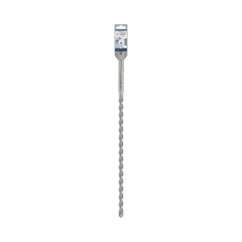 Broca para Concreto Pro Sds Max-4 16x400x540mm com 4 Arestas de Corte em Carbeto de Tungstênio e 2 Espirais para Remoção