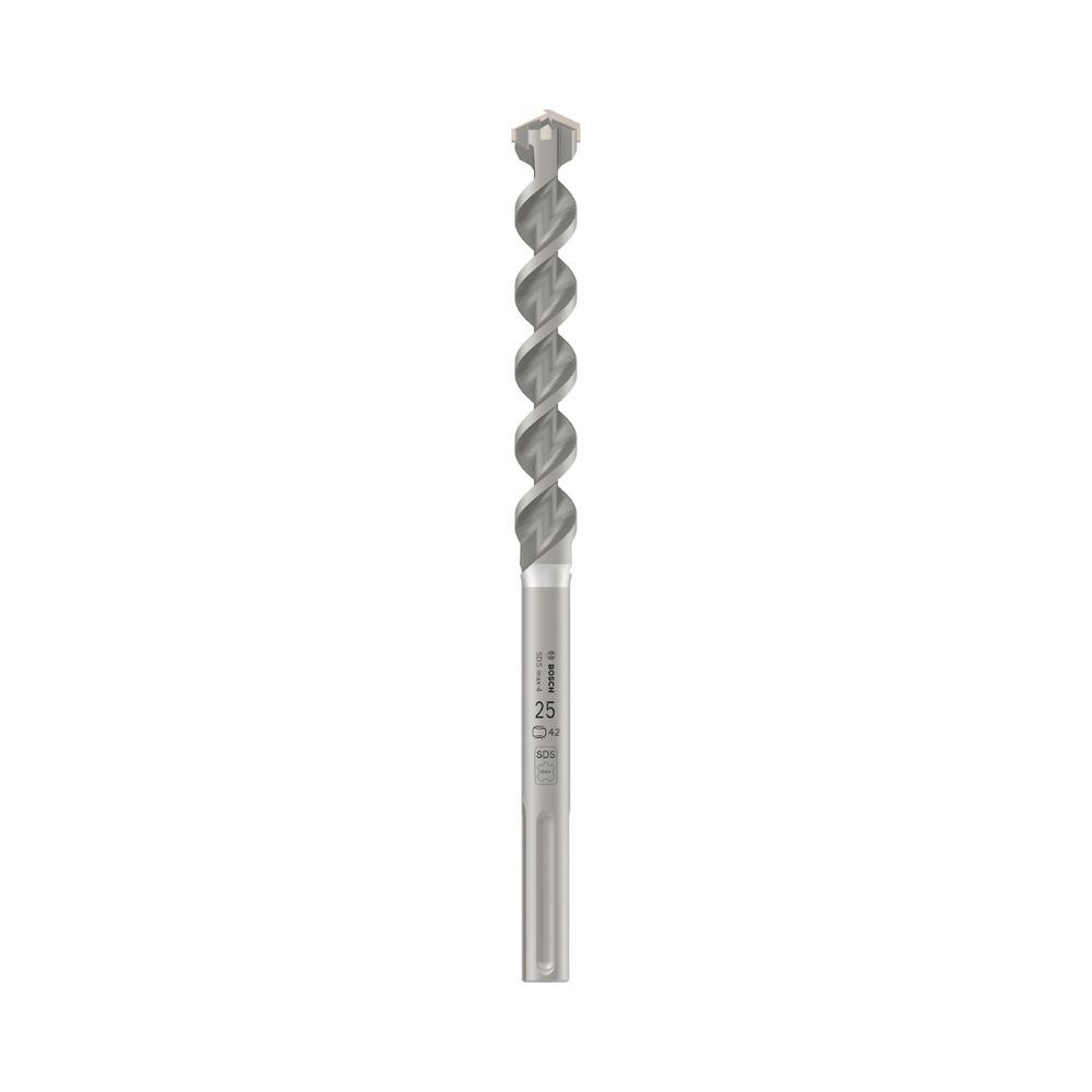 Broca para Concreto Pro Sds Max-4 com Quatro Arestas de Corte em Carbeto de Tungstênio Cinza Bosch
