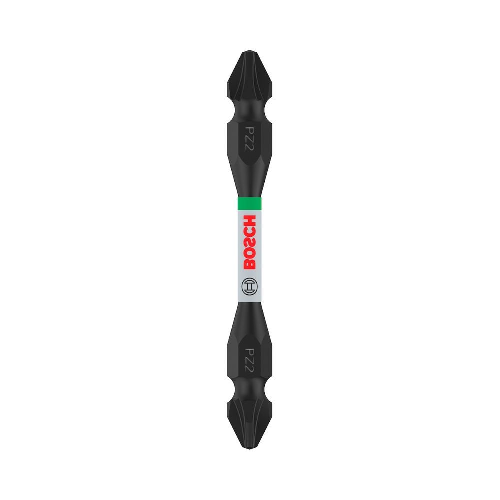 Bit Pro Impact Duplo Pz2-Pz2 90mm Alta Performance Zona de Torção Alongada Inox Bosch