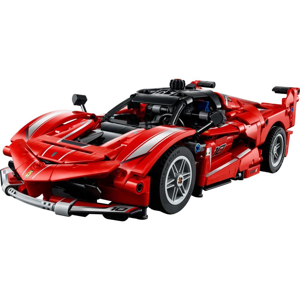 Kit de Modelo de Carro LEGO Ferrari Fxx K com Portas Borboleta e Motor V12 Vermelho Lego