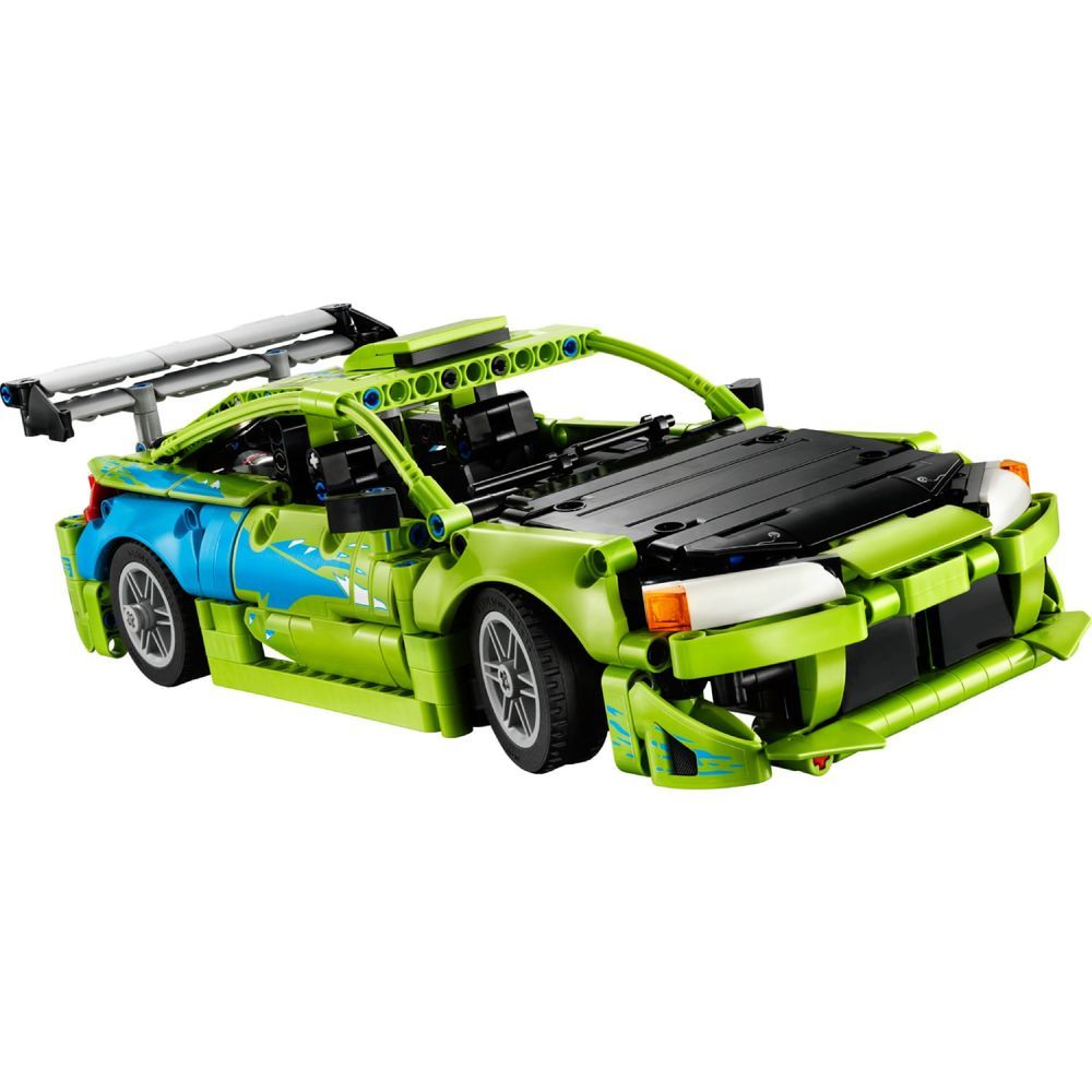 Kit de Modelo de Carro de Corrida 42229 com Pistões Móveis e Direção Funcional Verde Lego