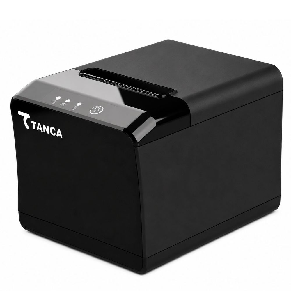 Impressora Térmica Tanca TP-620+ Monocromática com Guilhotina Automática USB Ethernet Serial Preta