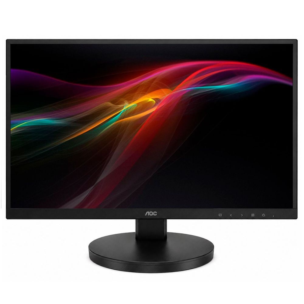 Monitor LED AOC 22B3HMF 21,5" Full HD VA 100HZ 1MS HDMI VGA VESA Ajuste de Altura Preto