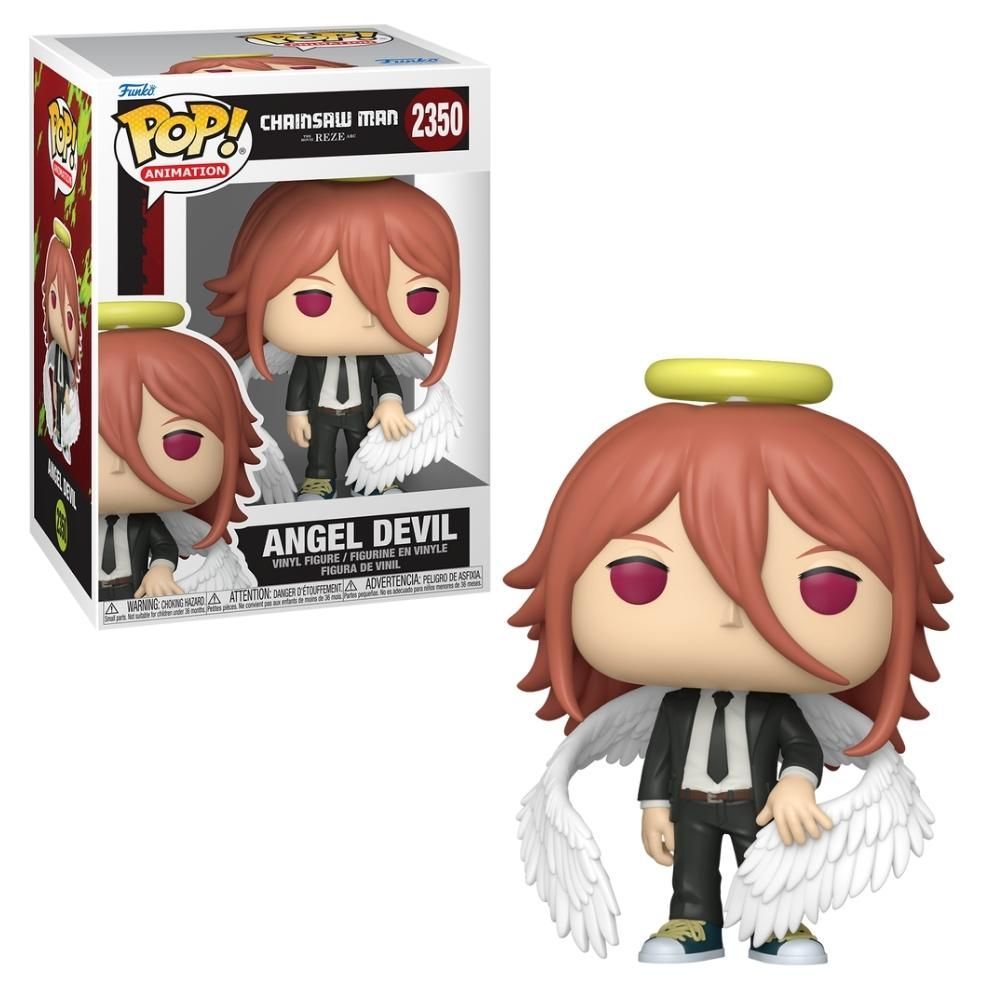 Brinquedo Funko Pop! Chainsaw Man - Arco da Reze - Anjo Colecionável em Vinil 16CM Plástico Candide
