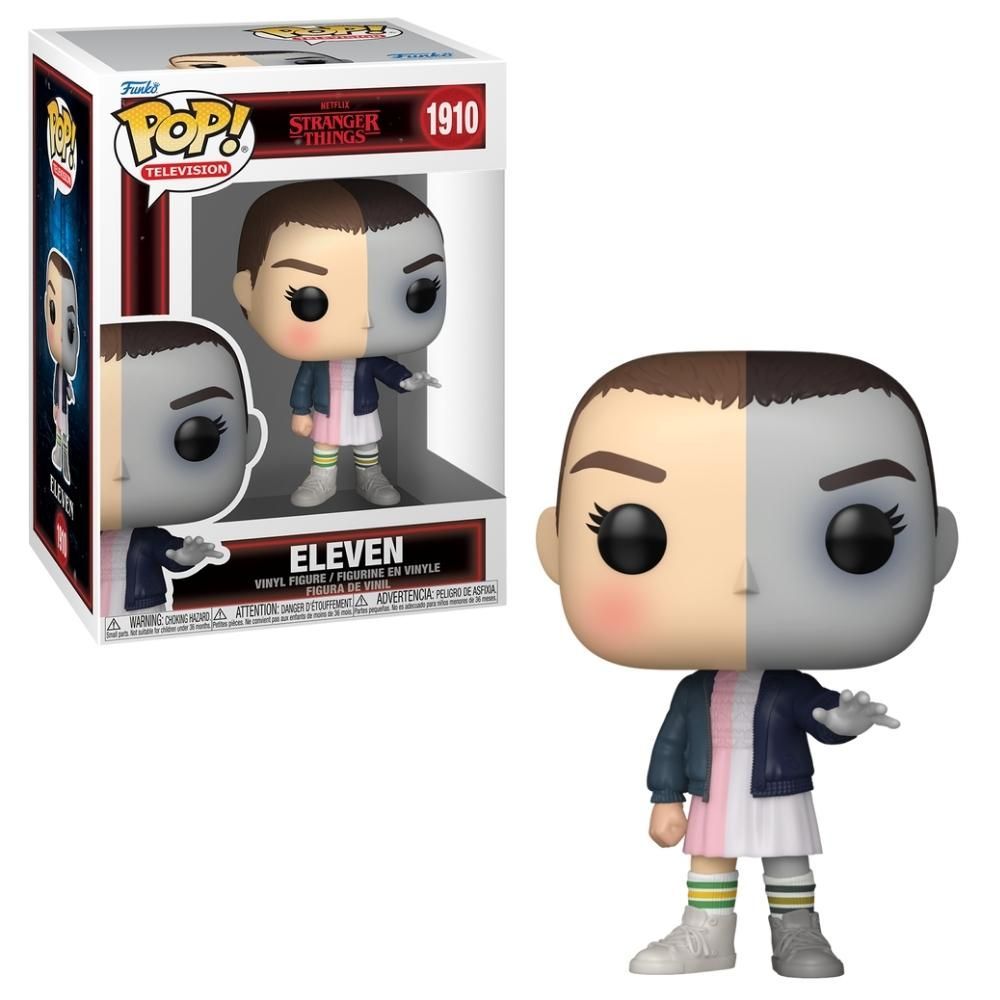 Boneco Colecionável Funko POP Stranger Things Splits - Dividido Entre Dimensões com Acabamento em Vinil 9cm Candide