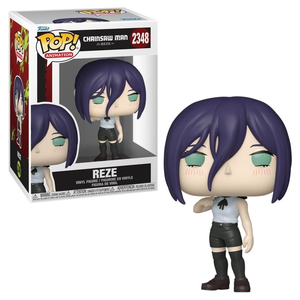 Boneco Colecionável Funko POP Chainsaw Man Reze com Versão Chase em Vinil 16cm Candide