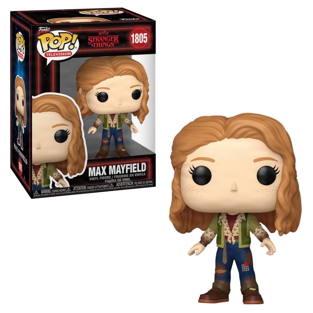 Boneco Colecionável Max Mayfield Personagem da 5a Temporada de Stranger Things com Detalhes Fiel ao Visual da Série