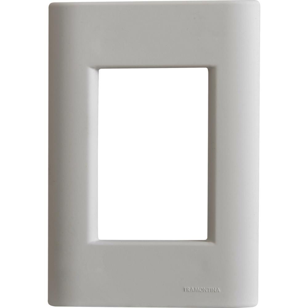Placa de Interruptor Ou Tomada 3 Postos 4x2 com Sistema Modular Soft Touch Fendi Tramontina
