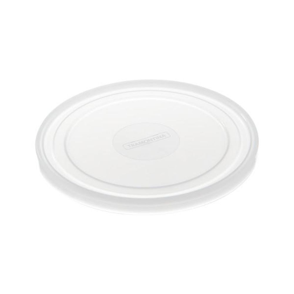 Tampa Redonda Freezinox para Pote 25CM em Plástico Organizadora para Cozinha Inox Tramontina