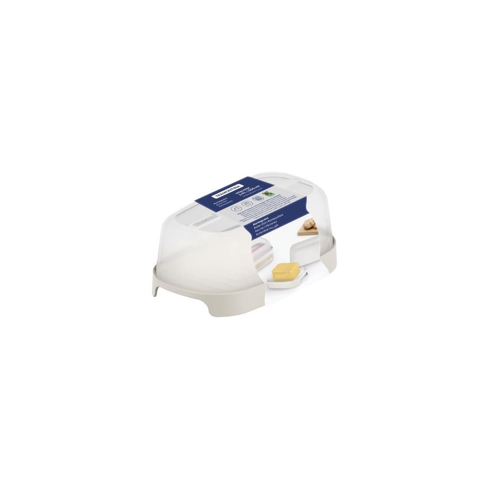 Pote para Manteiga Mix Color em Polipropileno com Proteção Antimicrobiana para Geladeira Cinza Tramontina
