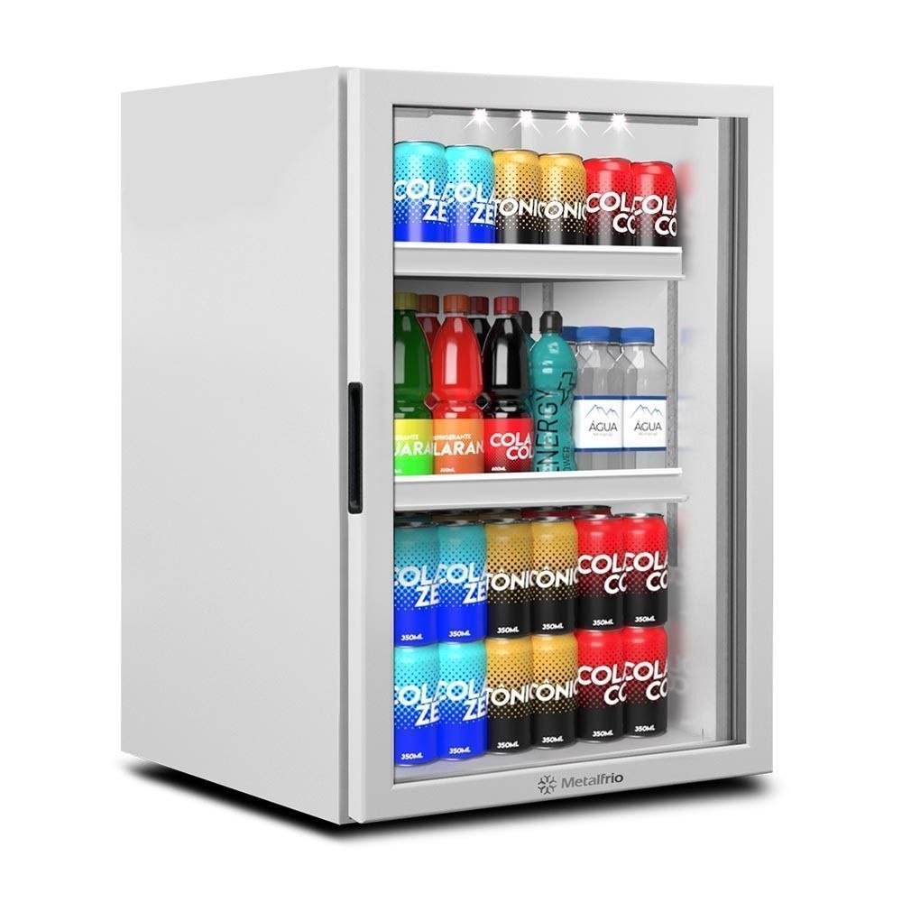Refrigerador Expositor para Balcões Metalfrio VB11RB 115L 1 Portas Branco 110V