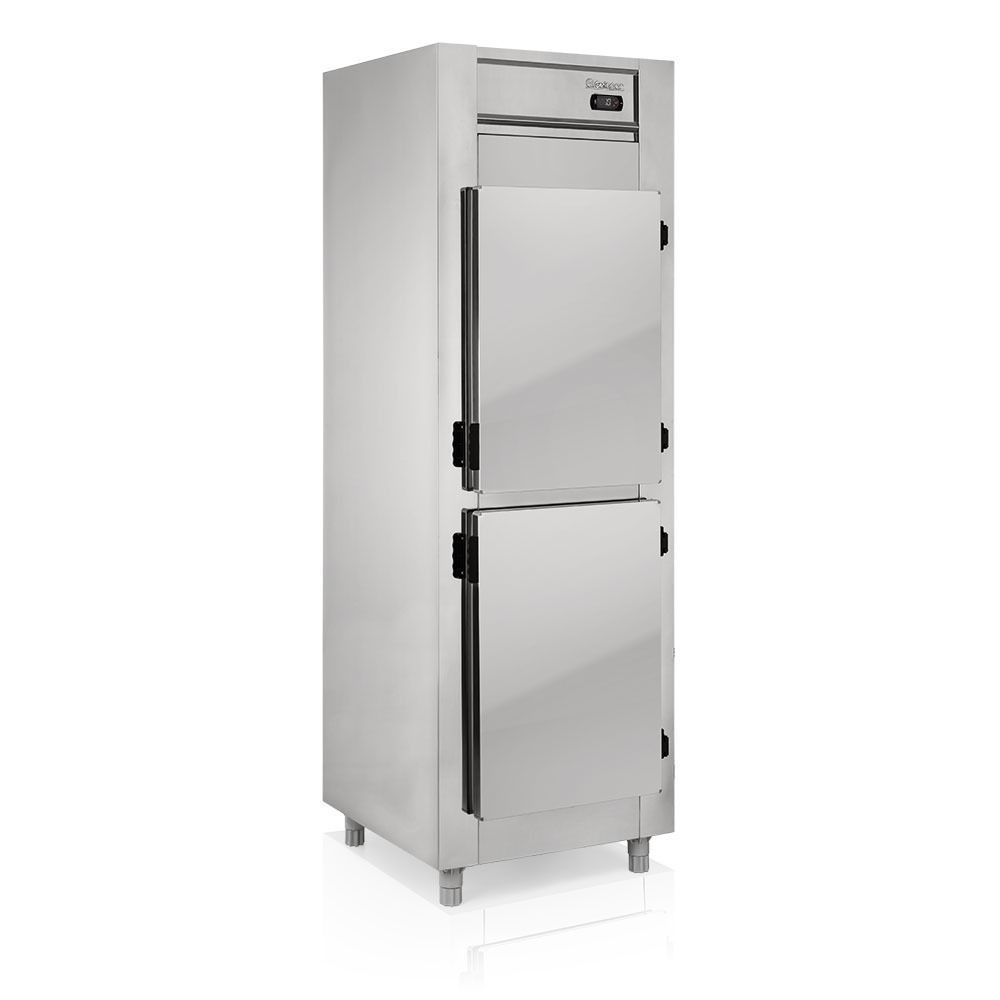 Refrigerador 2 Portas GREP2P Controlador Eletrônico Digital Degelo Automático Inox Gelopar