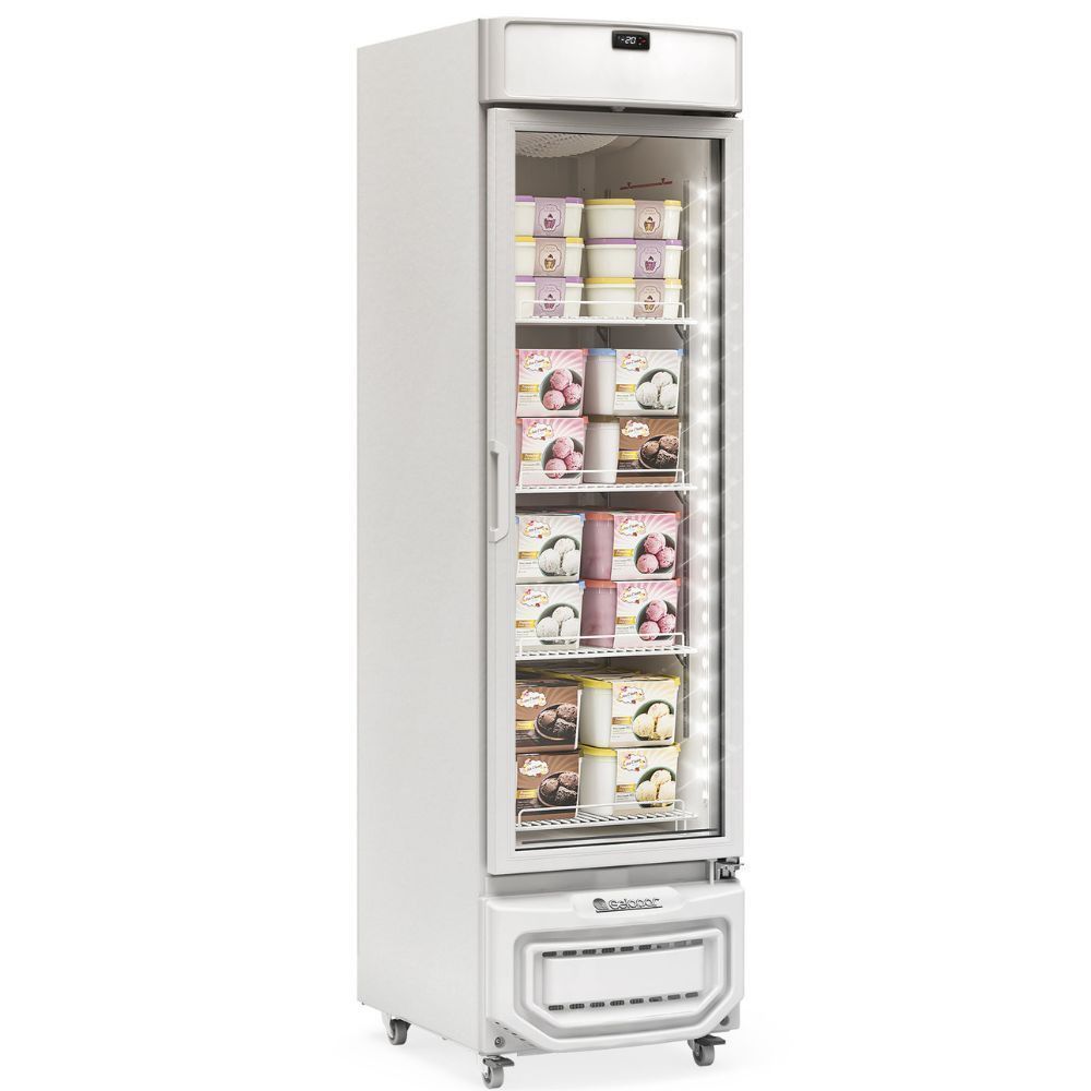 Freezer Vertical Frost Free Gelopar GFI31LP 572L Ar Forçado com Compressor Inverter e Iluminação LED Branco 220V