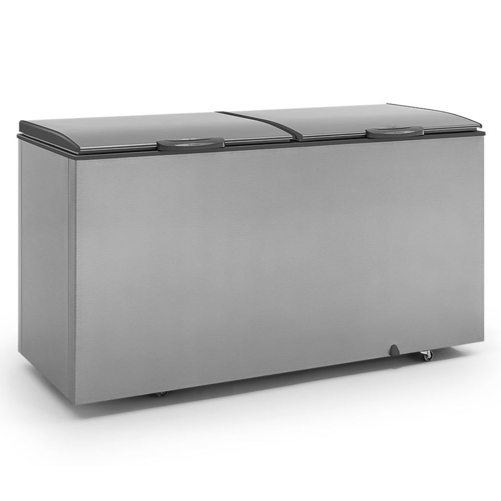 Freezer Conservador Horizontal Degelo Manual Gelopar GHB530BIN 532L Inox Bivolt