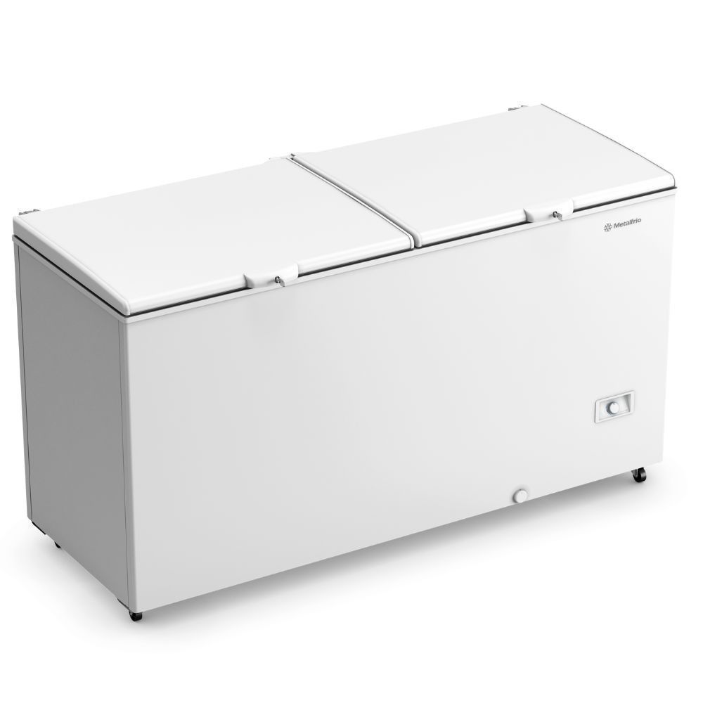 Freezer Horizontal Dupla Ação Metalfrio Degelo Manual 543L Basculante DA550IF Branco Bivolt