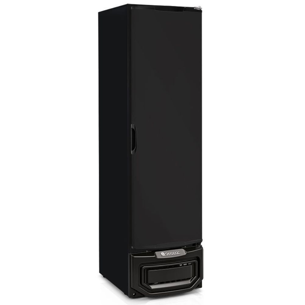 Conservador Refrigerador Vertical GPC31PR Tripla Ação Temperatura Porta Cega Preto Gelopar