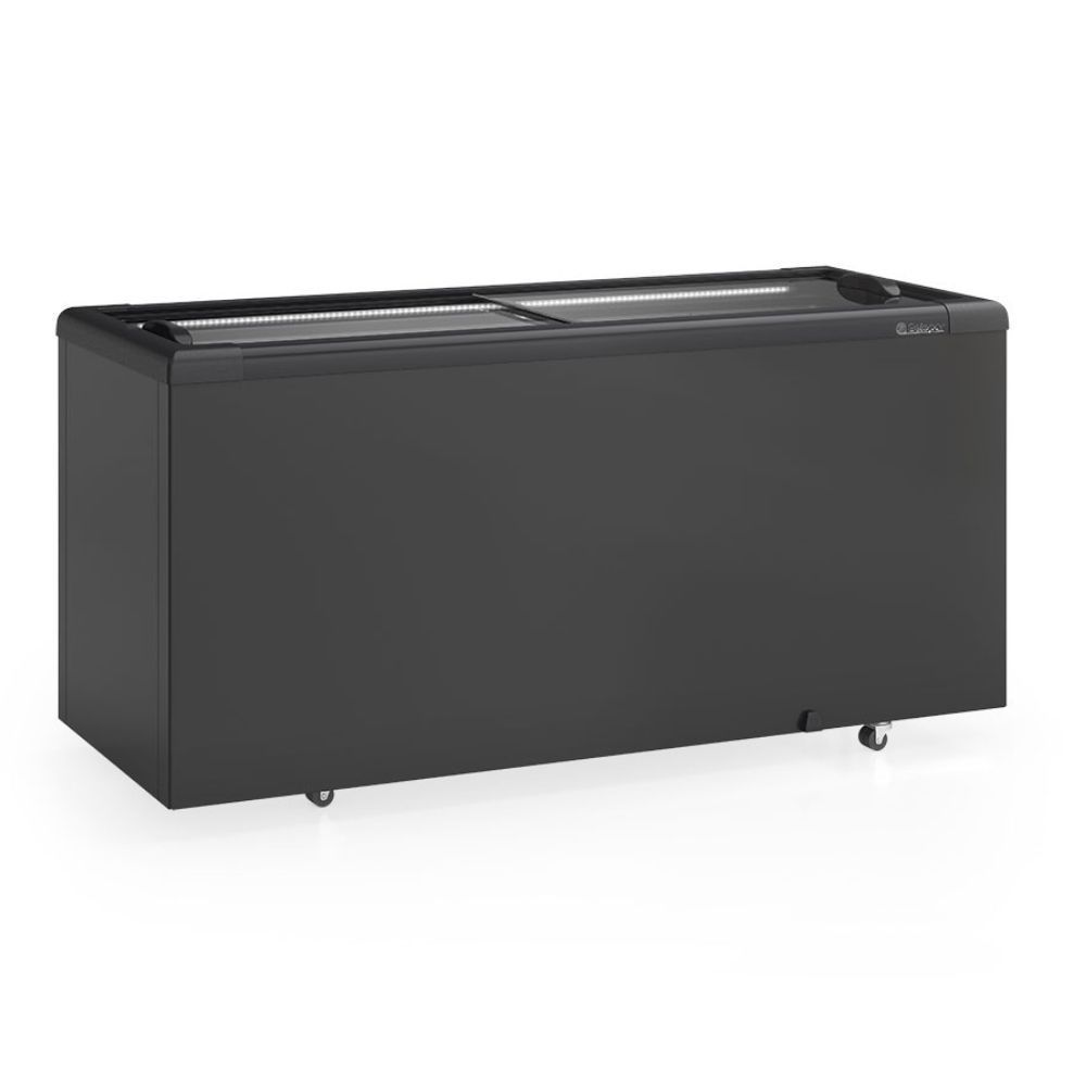 Conservador Plano Horizontal Gelopar Manual 500L sem Porta GHD500LB All Black 220V