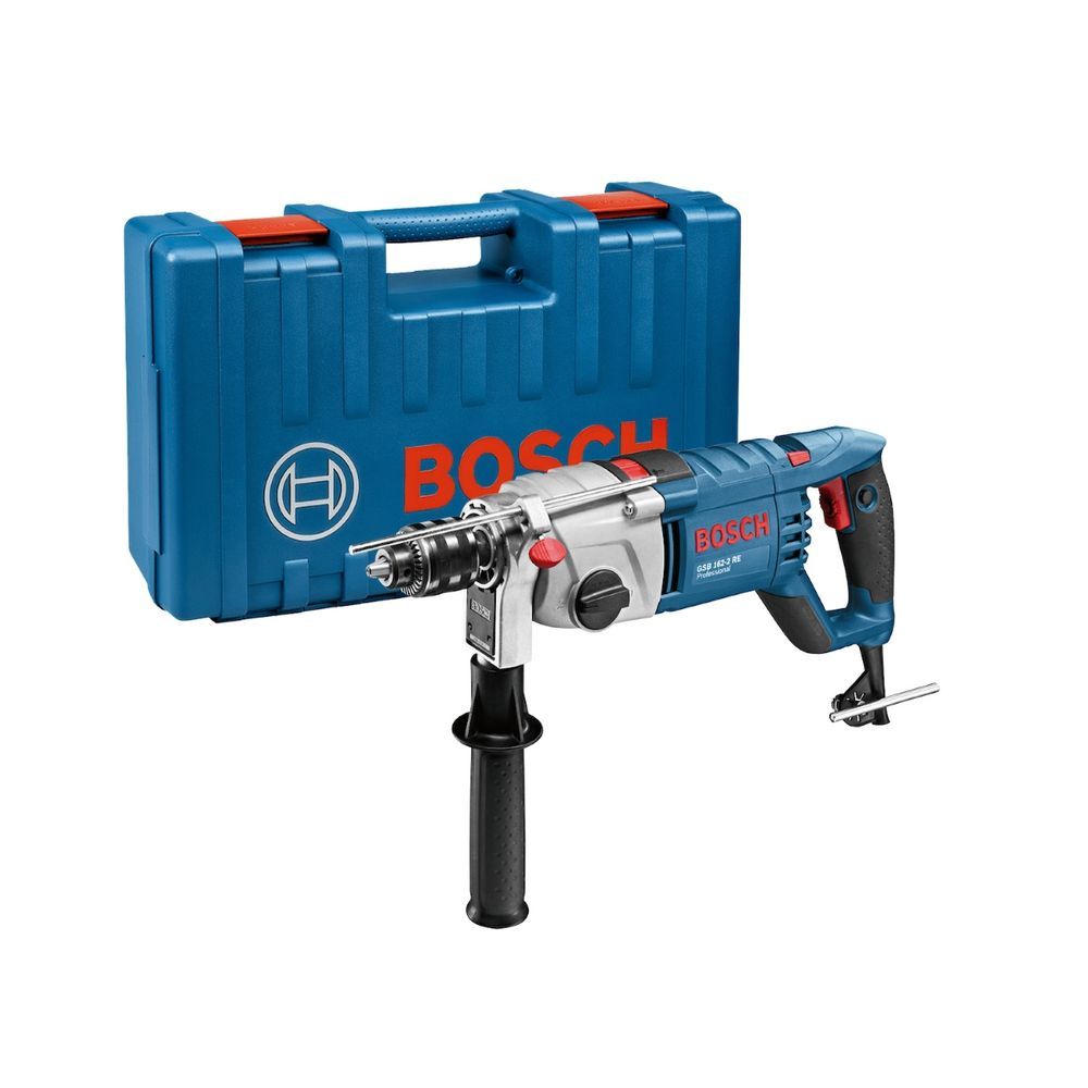 Furadeira de Impacto Bosch Profissional GSB 162-2 RE com Maleta 1500W Azul 220V