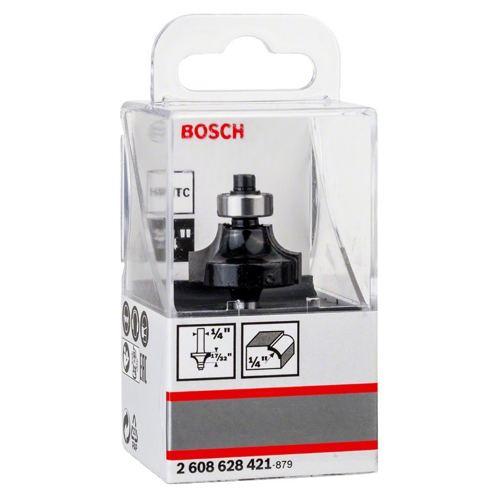 Fresa Standard para Acabamentos Precisos em Madeira com Rolamento Integrado 6,3x25,4x13,2mm Bosch