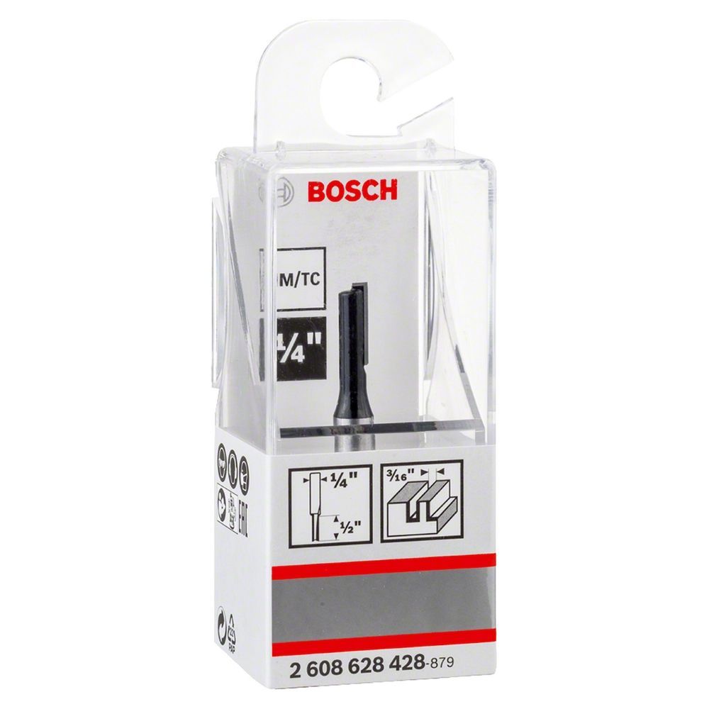 Fresa de Ranhurar 1-4'' D1 4,8mm L12,7mm G51mm Cortes Precisos em Madeira Design Que Evita Ressaltos Carboneto