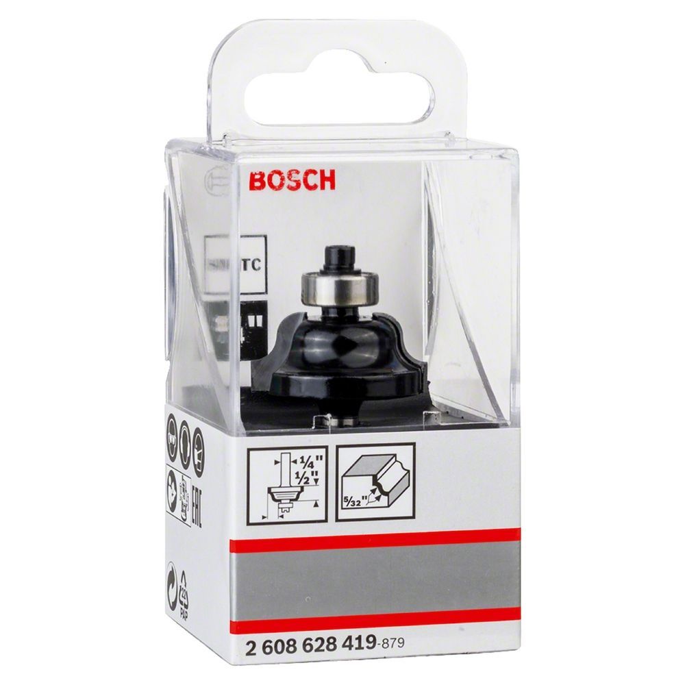 Fresa Perfilar Standard 1-4'' 4x28,6x15,9x12,4mm com Lâminas de Carbeto de Tungstênio Bivolt Bosch