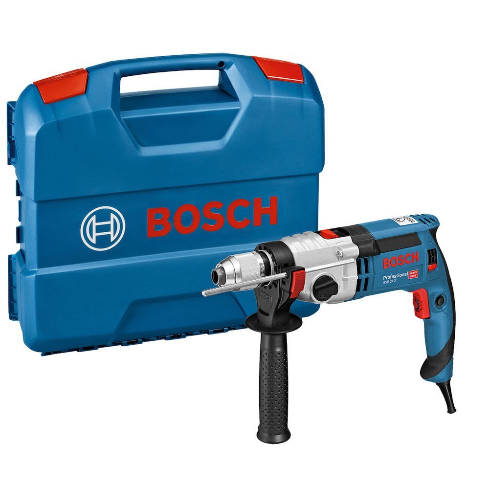 Furadeira de Impacto Bosch Profissional GSB 24-2 com Maleta 1100W Amarelo 220V
