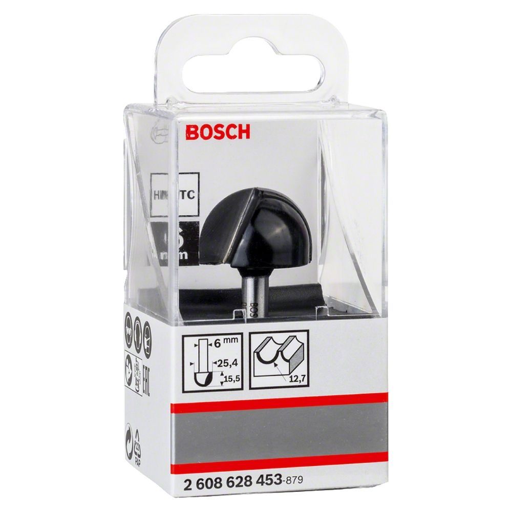 Fresa de Corte Standard 6mm Cortes Precisos Carbeto de Tungstênio Bosch