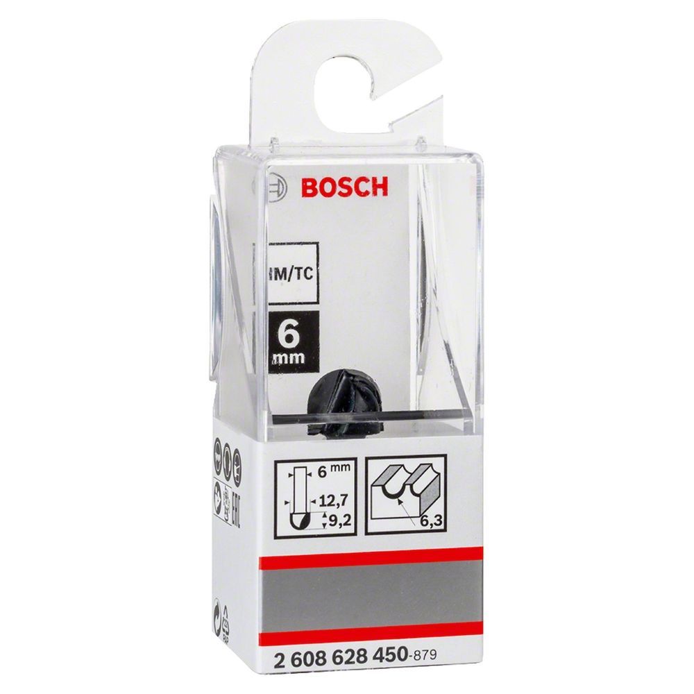Fresa de Corte Bosch Standard 6mm com Lâmina de Carbeto de Tungstênio Bivolt