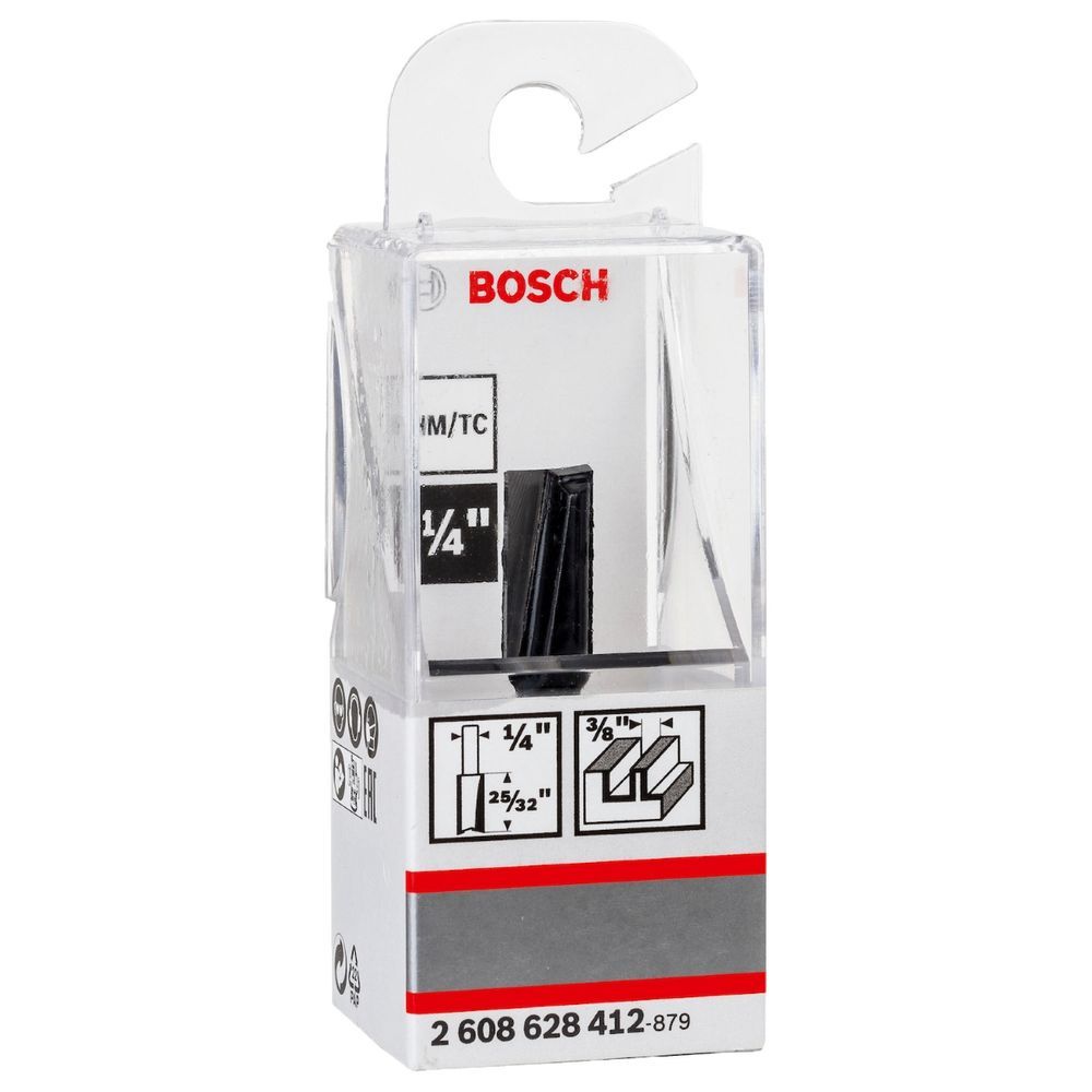 Fresa de Ranhurar 1-4'' D1 9.5mm L19.5mm G51mm Alta Precisão para Cortes em Madeira com Lâmina de Carbeto de Tungstênio