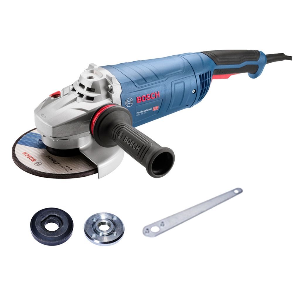 Esmerilhadeira Angular GWS 28-180 Vulcano com Motor 2800W e Sistema Homem-Morto na Cor Vermelho Bosch