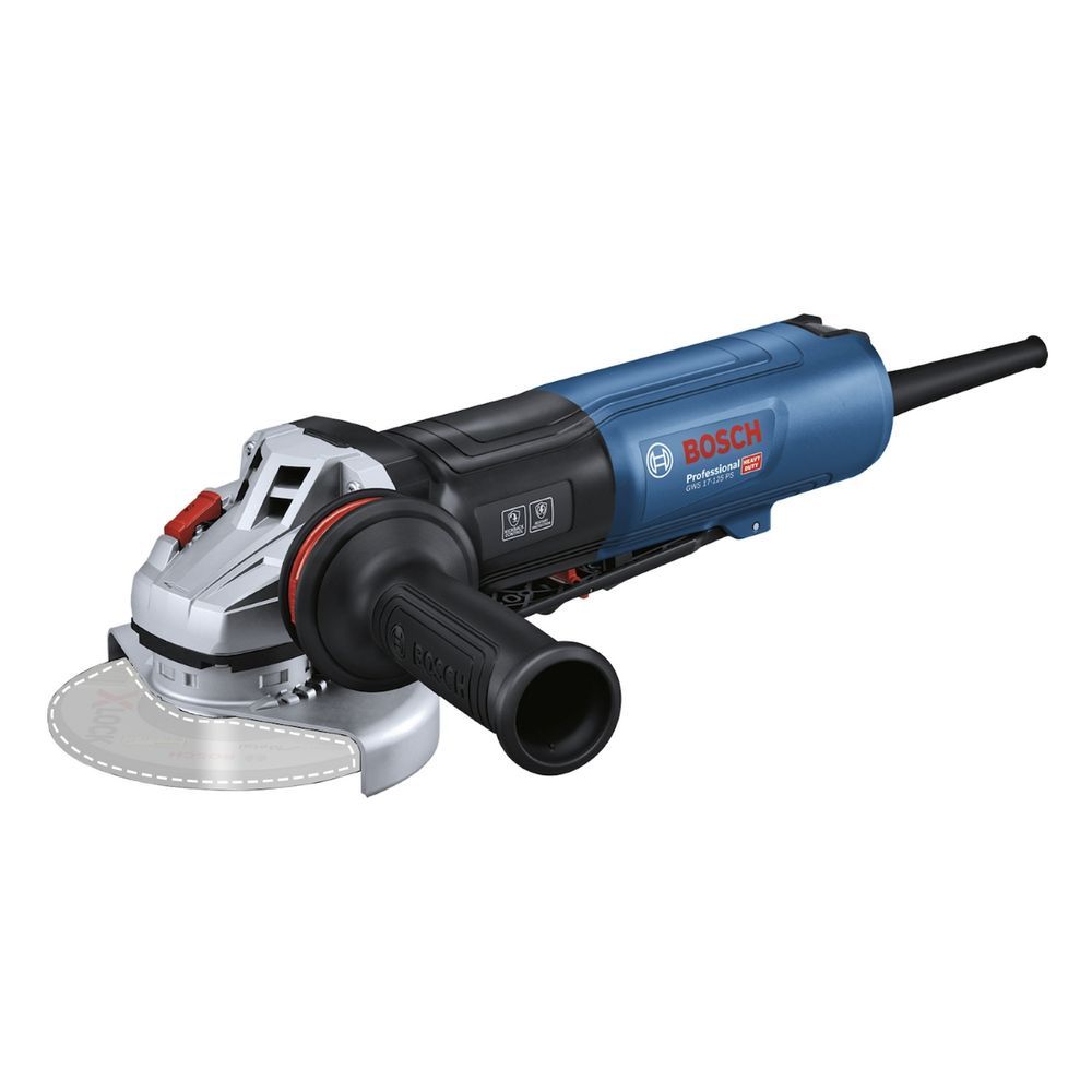 Esmerilhadeira Angular GWS 17-125 PS 1700W com Kickback Control e Proteção Contra Sobretempera Azul Bosch