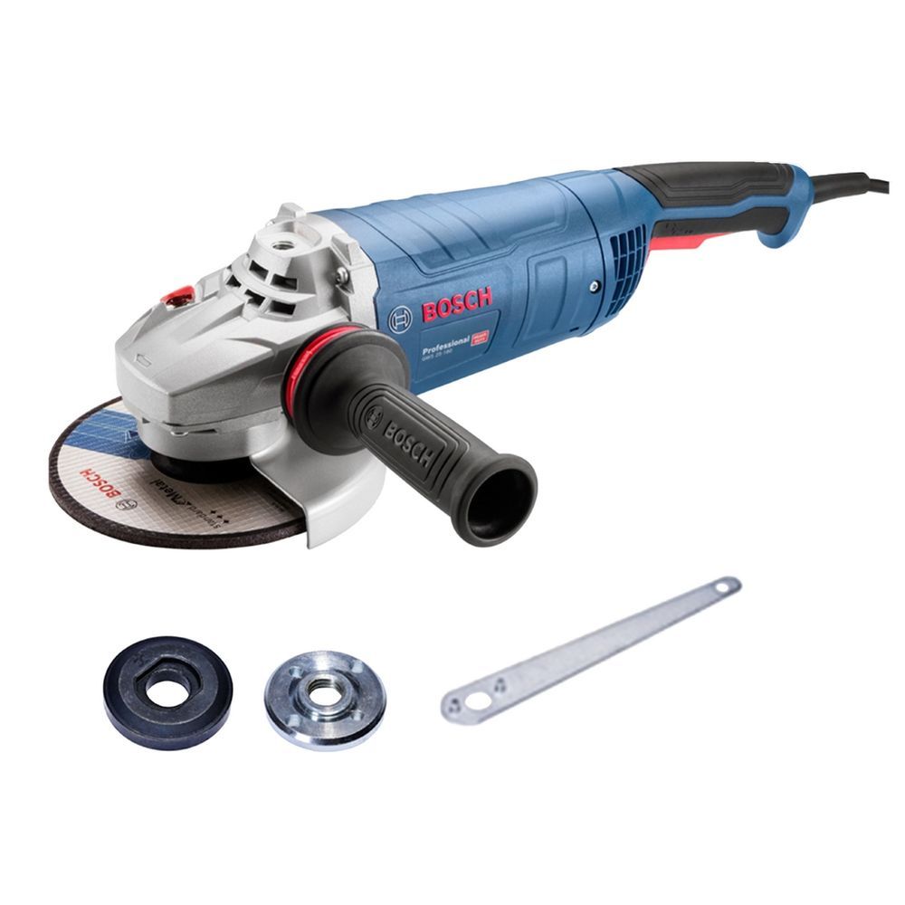 Esmerilhadeira Angular GWS 28-230 Vulcano com Potência de 2800W e Sistema de Resfriamento Otimizado 220V Bosch