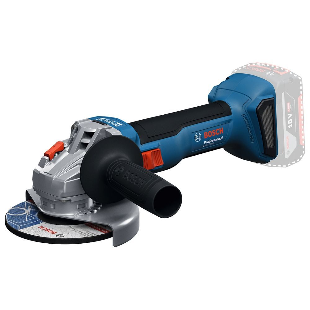 Esmerilhadeira Angular GWS 18V-8 com Motor sem Escovas e 11000 RPM 115-125mm Bivolt Bosch