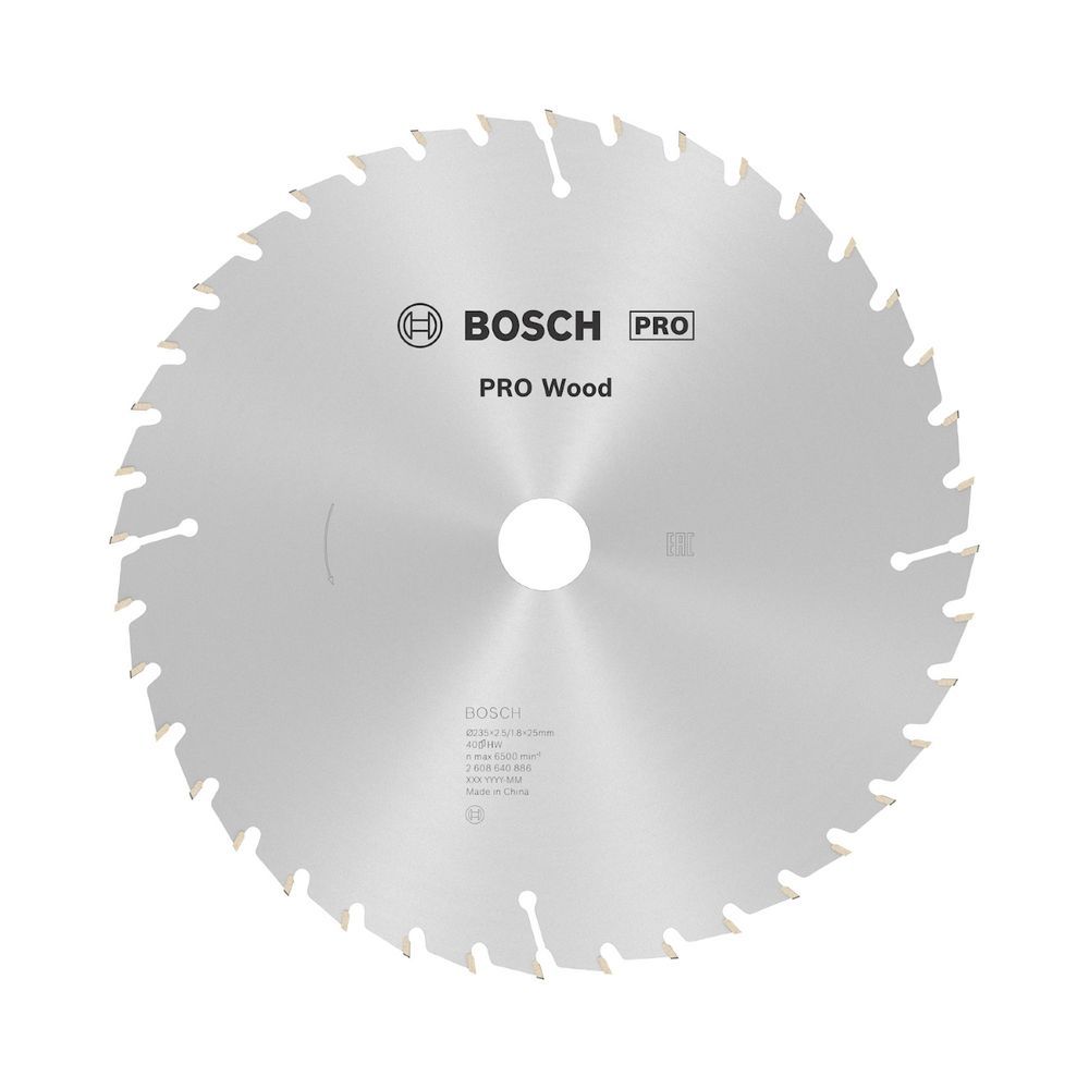 Disco de Serra Circular Pro Wood 235mm 40 Dentes Cortes Precisos com Ranhuras de Expansão para Redução de Vibração