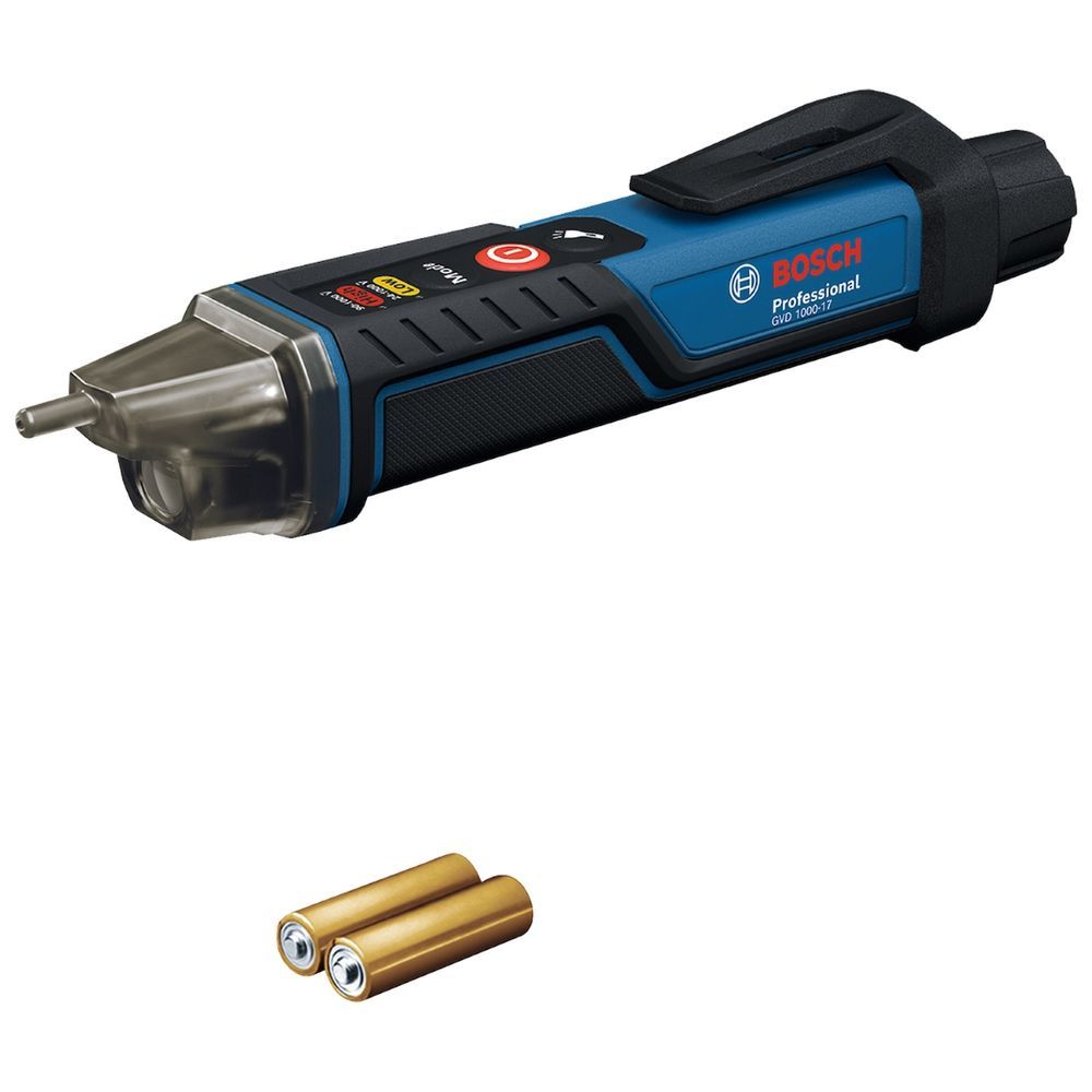 Detector de Tensão sem Contato GVD 1000-17 com Detecção de 24V a 1000V CA e Alerta Triplo Bivolt Bosch