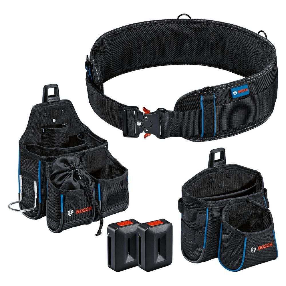 Cinturão de Ferramentas Proclick 108 com Revestimento Almofadado e Sistema Modular Preto Bosch